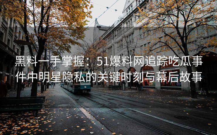 黑料一手掌握：51爆料网追踪吃瓜事件中明星隐私的关键时刻与幕后故事